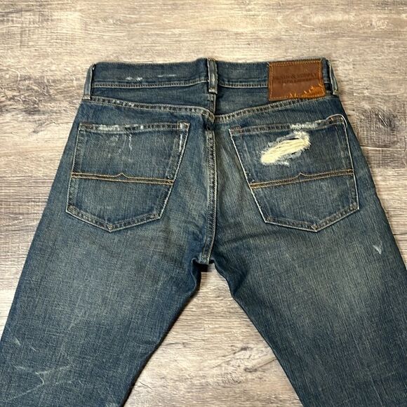 Ralph Lauren Denim & Supply RARE Men’s slim fit distressed jeans cotton - 31/34 - Picture 7 of 12